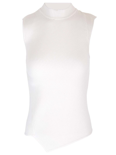 [TOTEME] Tank top FW24 243-WRT0336-YA0089MERINGUE 188