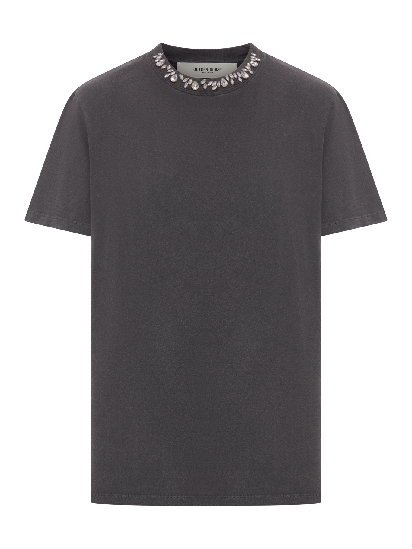 [GOLDEN GOOSE DELUXE BRAND] T-shirts Short Sleeve FW26 GWP01220P00067060318 ANTHRACITE