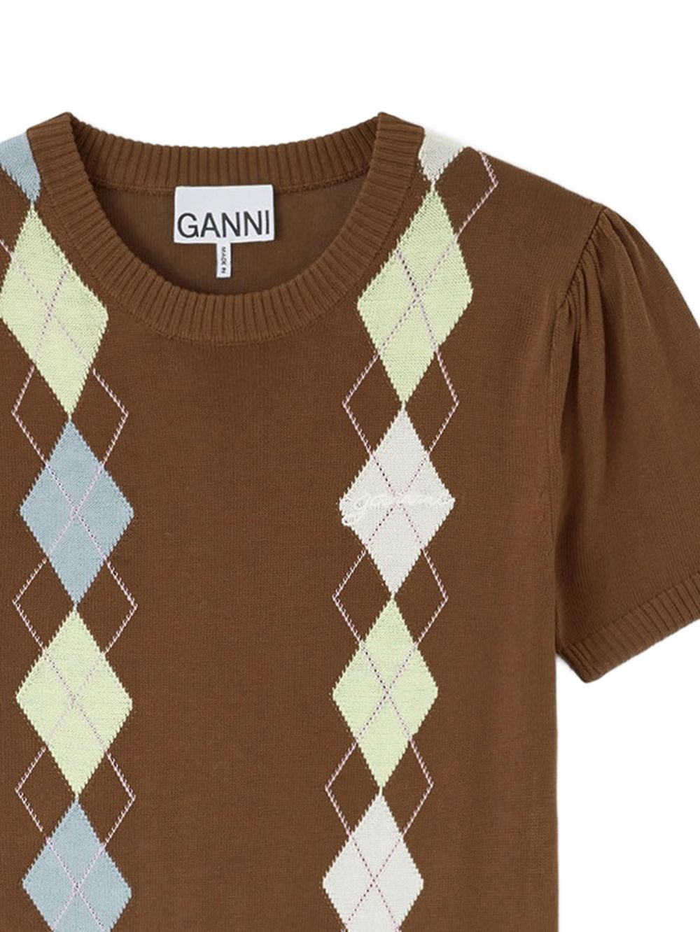 [GANNI] T-shirts Short Sleeve FW26 A104029505H