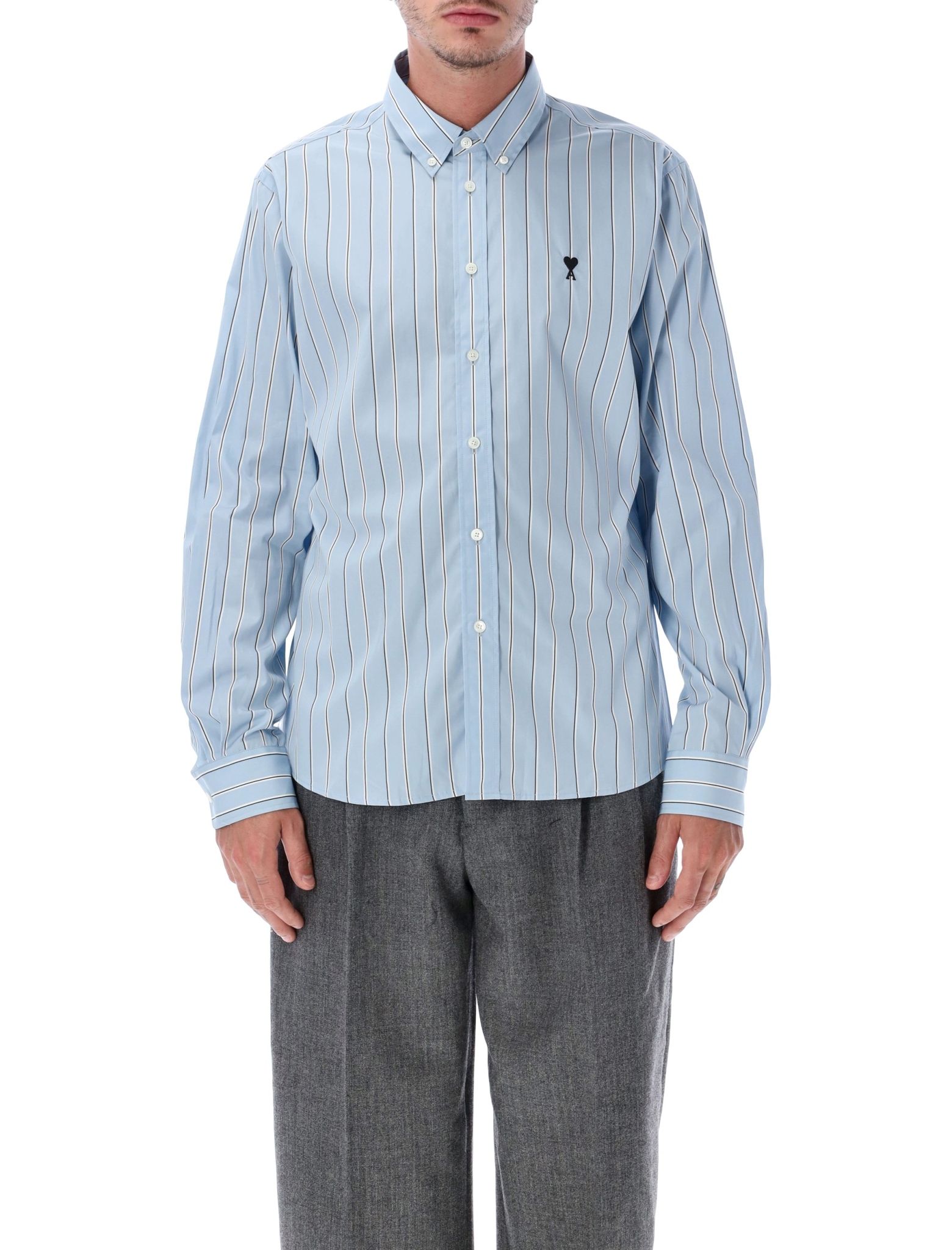 [Ami Paris] Shirts Long Sleeve FW26 USH878CO0249A232