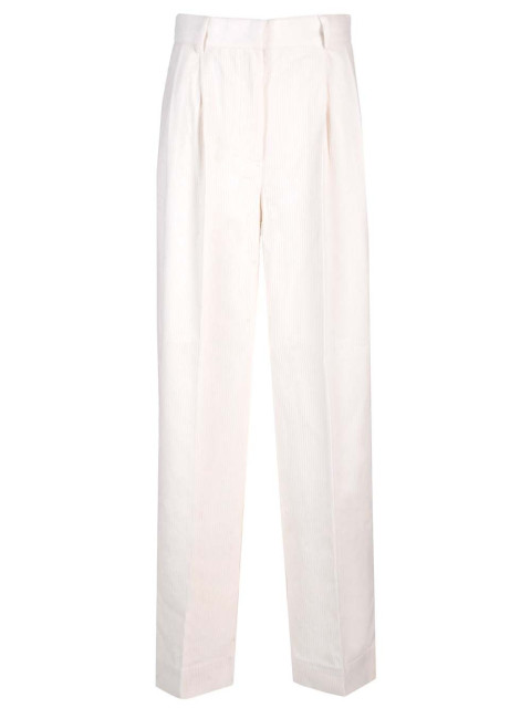 [TOTEME] Trousers FW24 243-WRB0202-FB0191MERINGUE 188