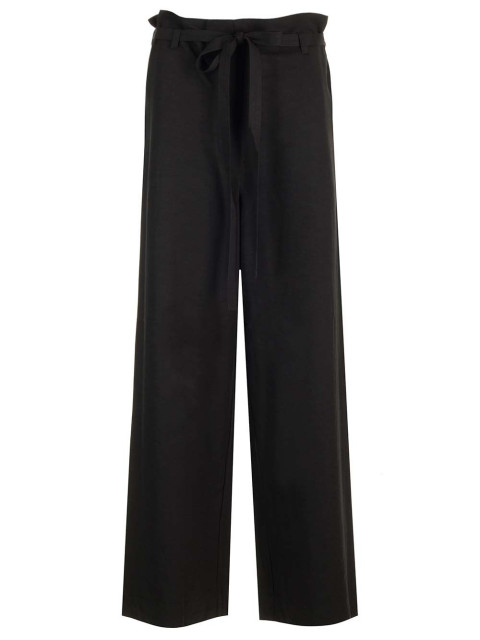[TOTEME] Trousers FW24 243-WRB0201-FB0193BLACK 001