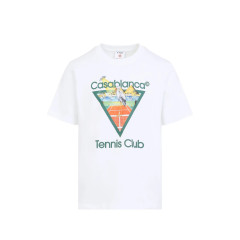 [Casablanca] T-shirts Short Sleeve FW26 MPF26JTS00103TENNIS CLUB TRIANGLE