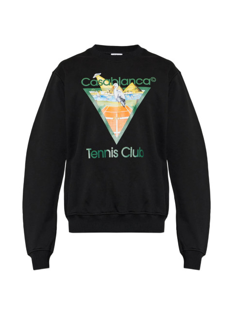 [Casablanca] Sweatshirt FW26 MPF26JTP29304TENNIS CLUB TRIANGLE