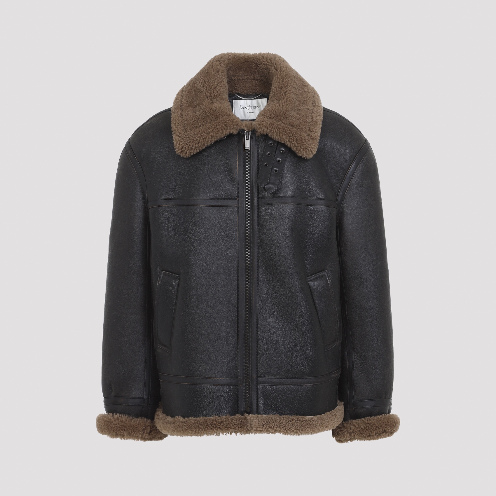 [Saint Laurent] Leather Jacket FW26 A000H8.YCOW2