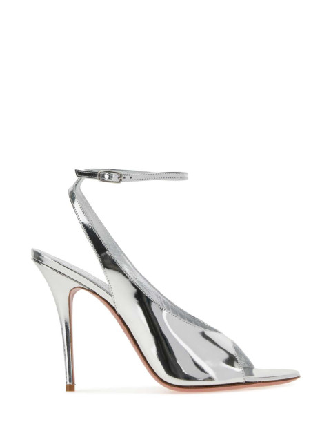[Amina Muaddi] Pumps SS26 ANOKSANDAL105 SILVER