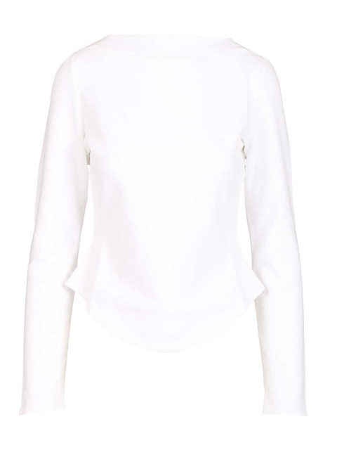 [Alaia] T-shirts Long Sleeve SS26 AA9I0023J095C000