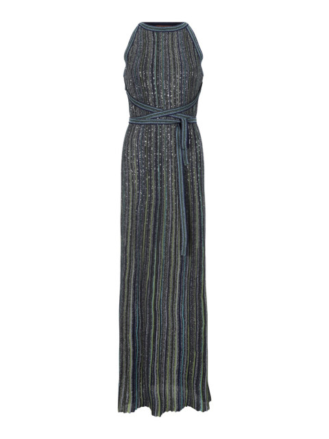 [MISSONI] Long sleeve dress FW26 DS26WG00-BK01J8S616T