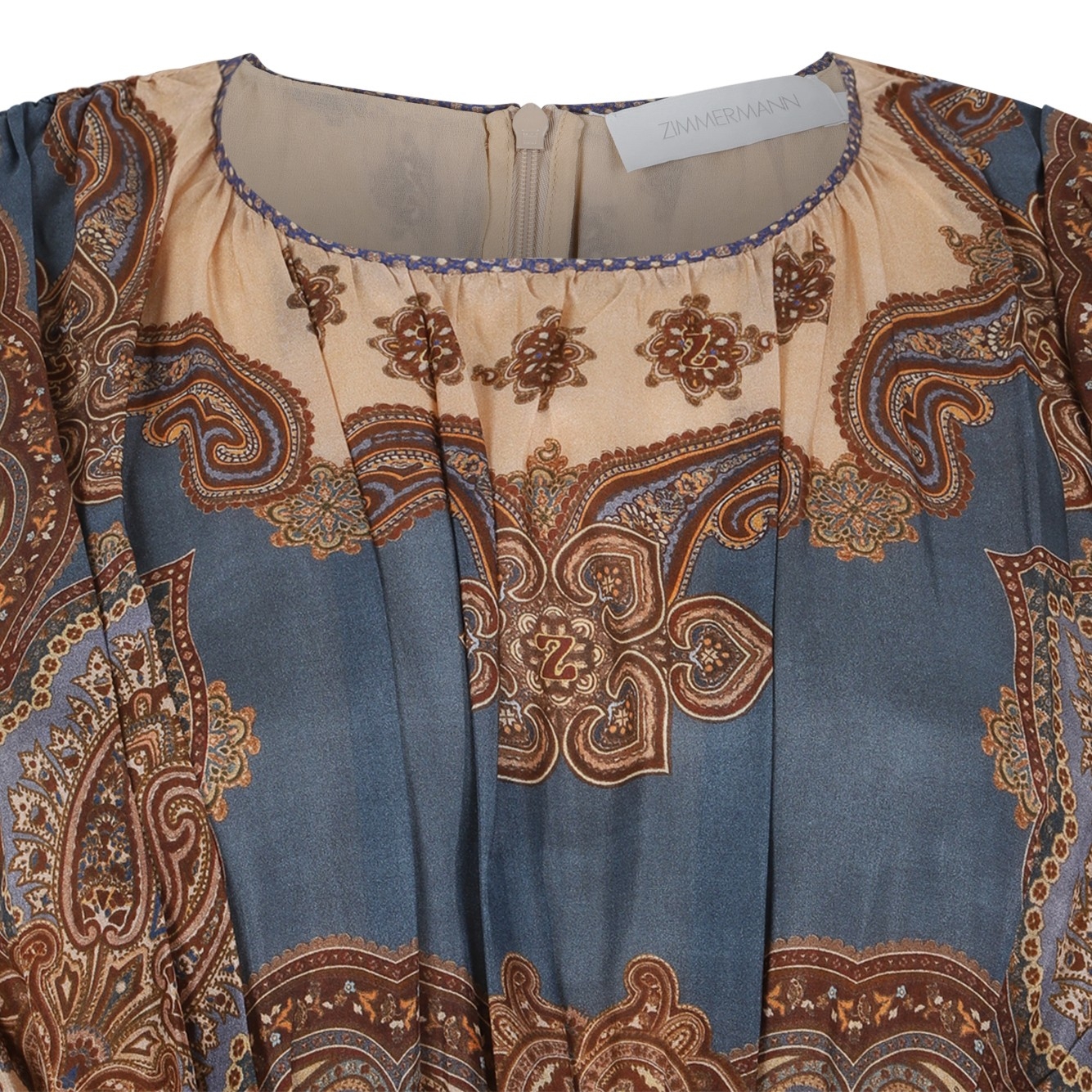 [Zimmermann] Long sleeve dress FW26 5514DSS263-DBPL