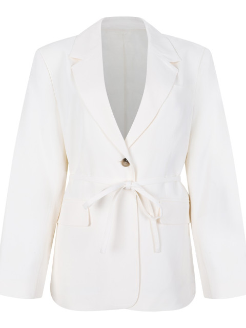 [Selected] Blazer SS26 16100514-EGRET