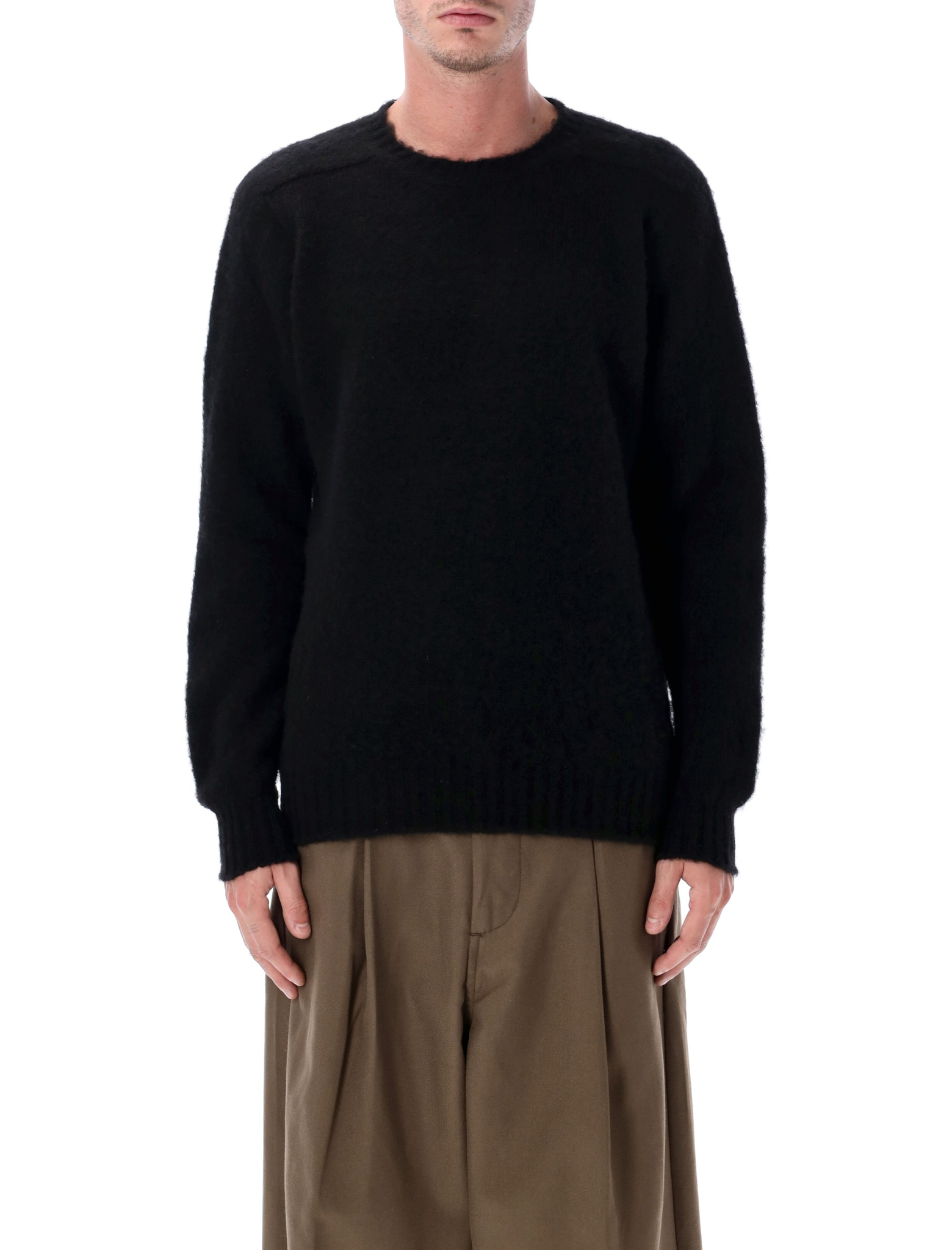 [Howlin] Knitwear FW25 SHAGGYBEARBLACK