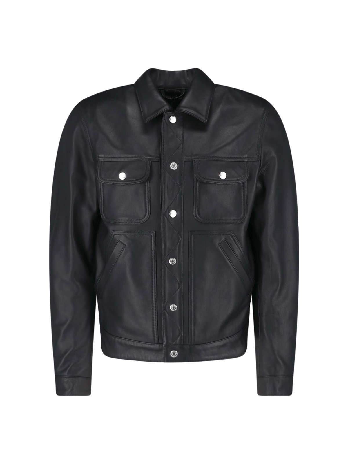[Dsquared2] Leather Jacket FW26 S74AM1571 SY1491900
