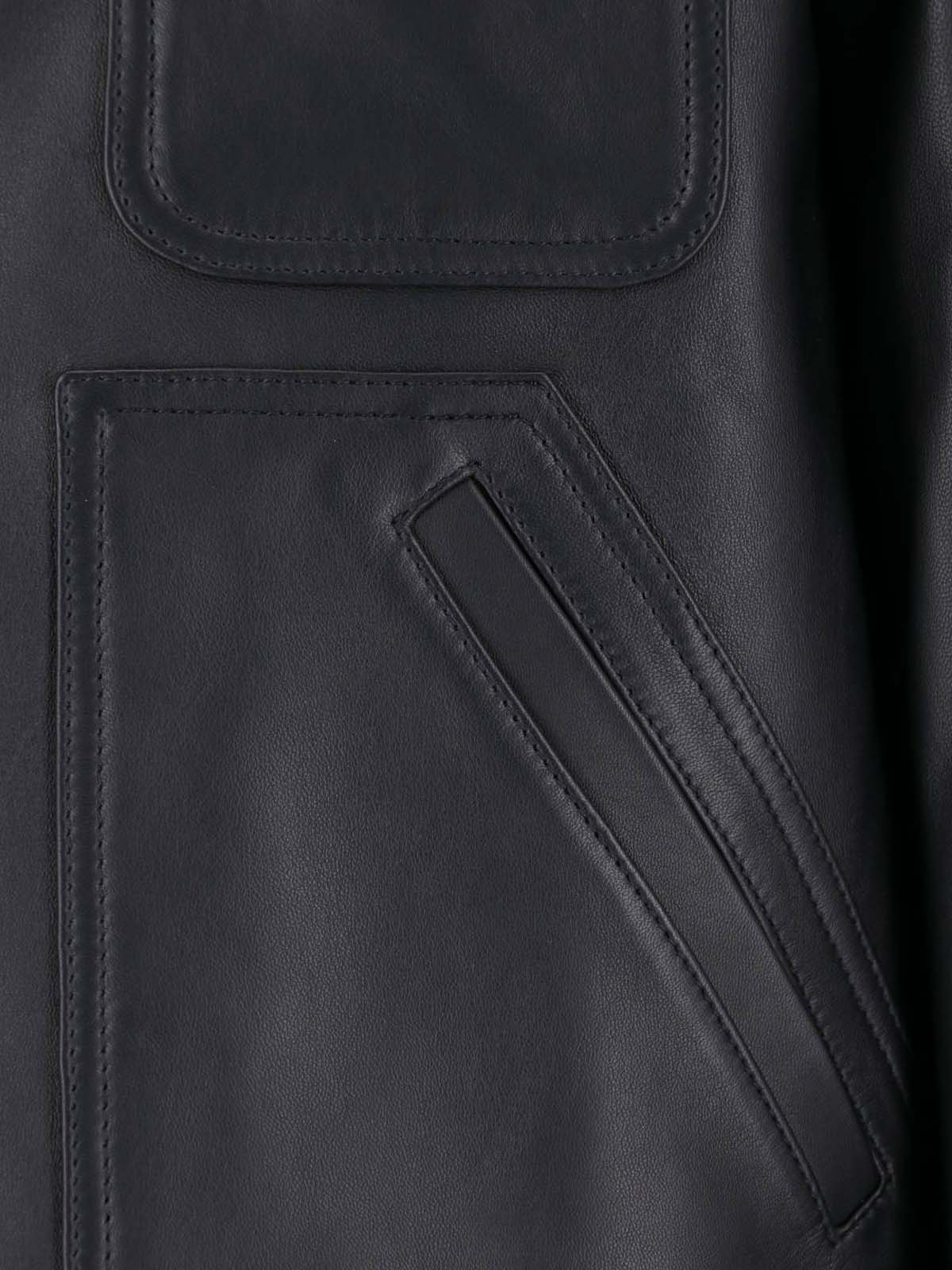 [Dsquared2] Leather Jacket FW26 S74AM1571 SY1491900