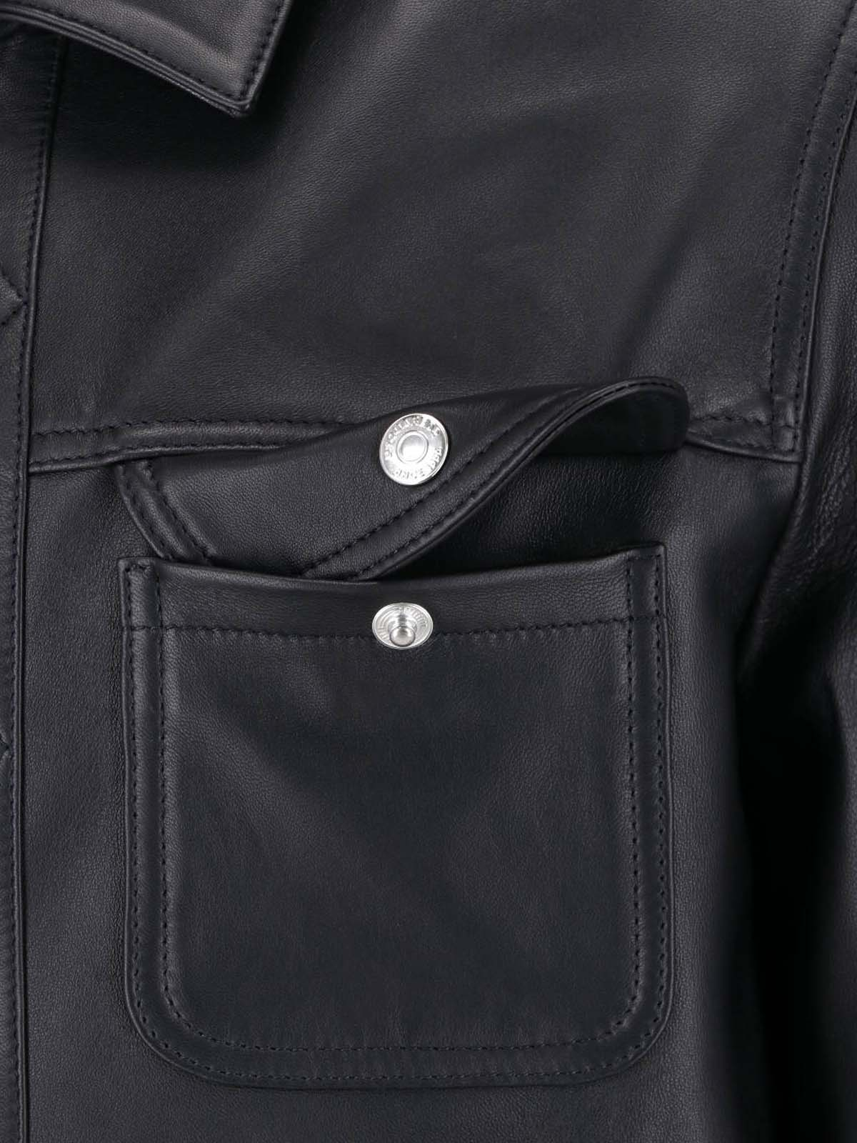 [Dsquared2] Leather Jacket FW26 S74AM1571 SY1491900