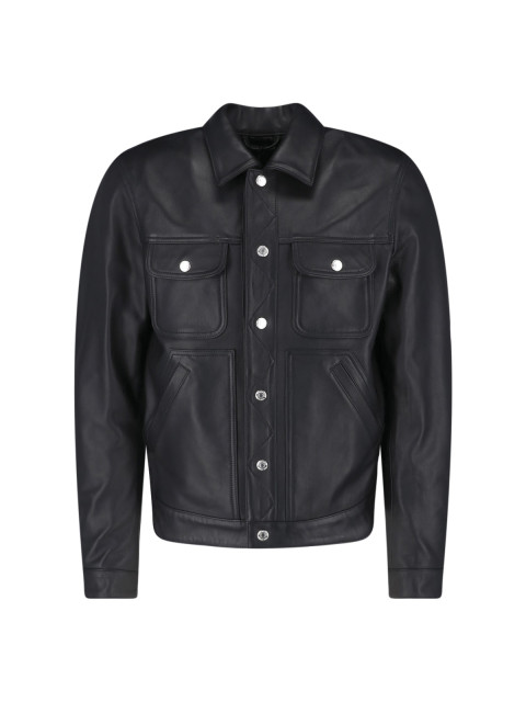 [Dsquared2] Leather Jacket FW26 S74AM1571 SY1491900