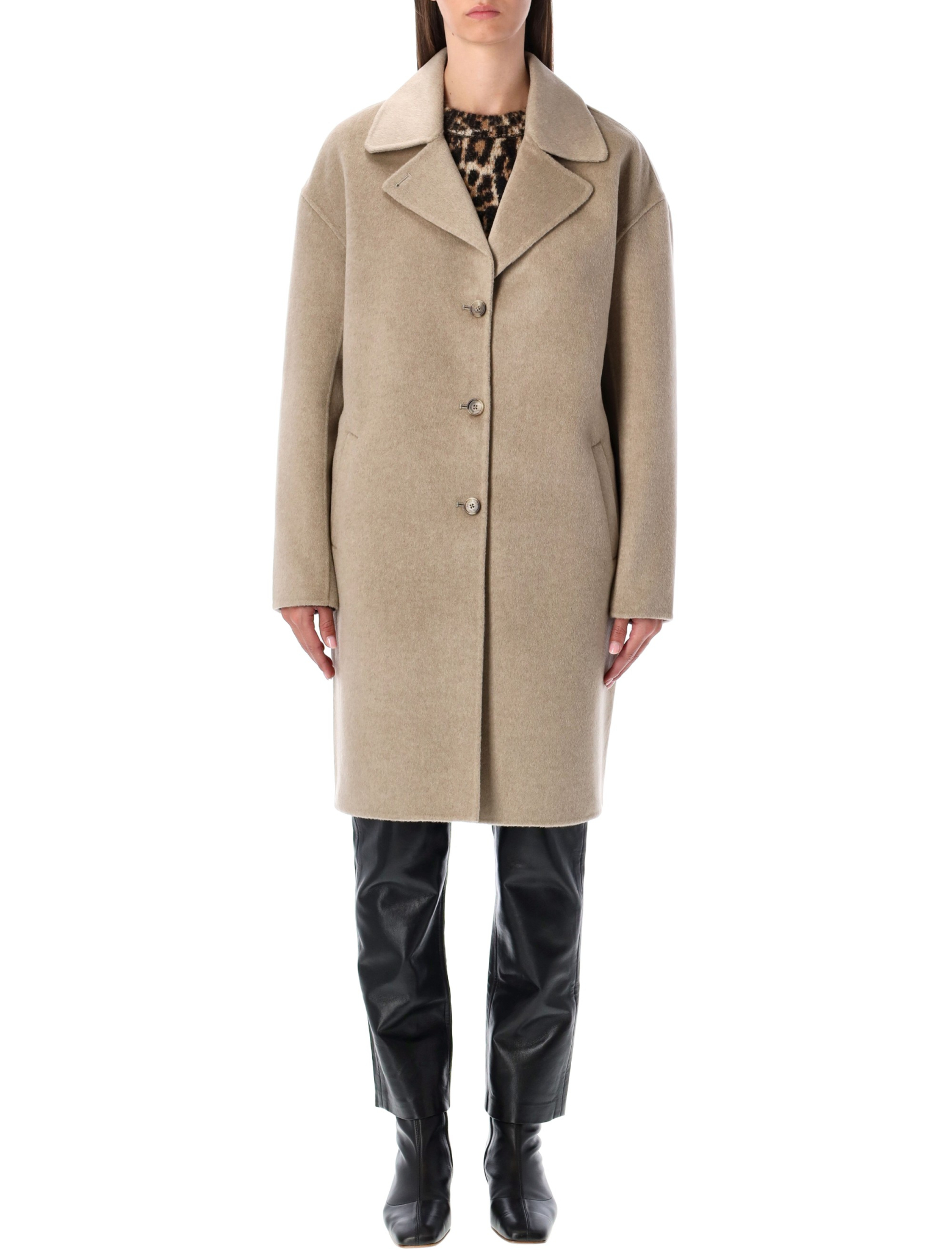 [Anine Bing] Coat FW25 A0111294BGI15BEIGE
