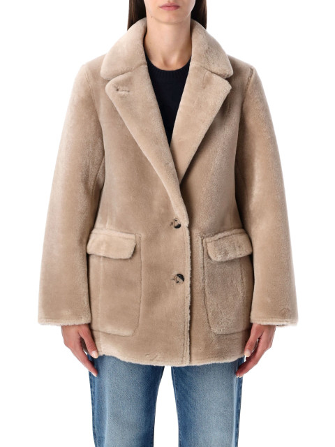 [Urbancode] Fur Jacket FW25 BJ20011TAUPE