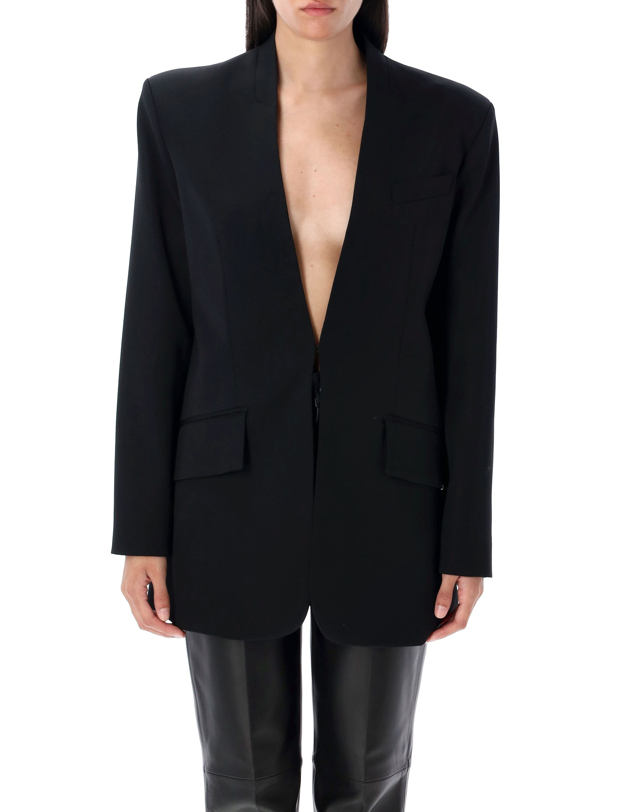 [The Attico] Blazer FW25 WCG00087WWW065AA100