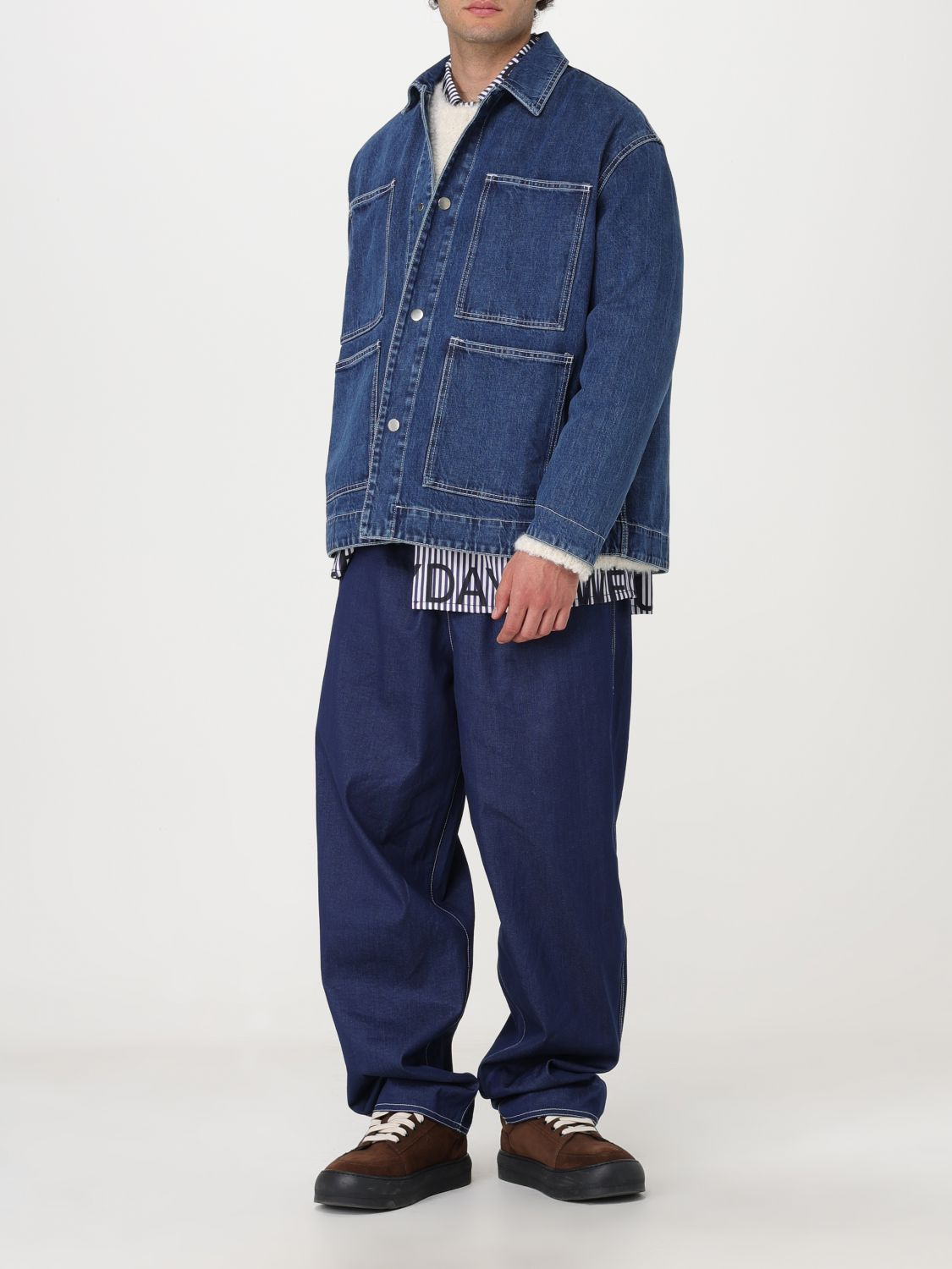 [SUNNEI] Denim jacket FW23 CRTWXOUW016 DEN015 7758 MID WASHED DENIM