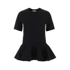 [Alaia] Shirts Short Sleeve FW26 AA9I0003J103D 999