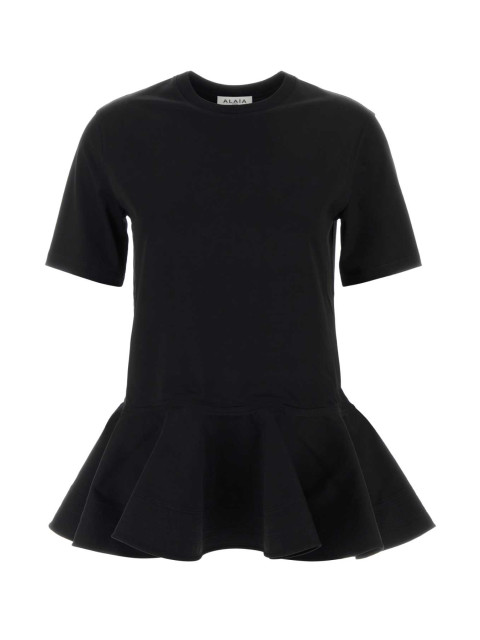 [Alaia] Shirts Short Sleeve FW26 AA9I0003J103D 999