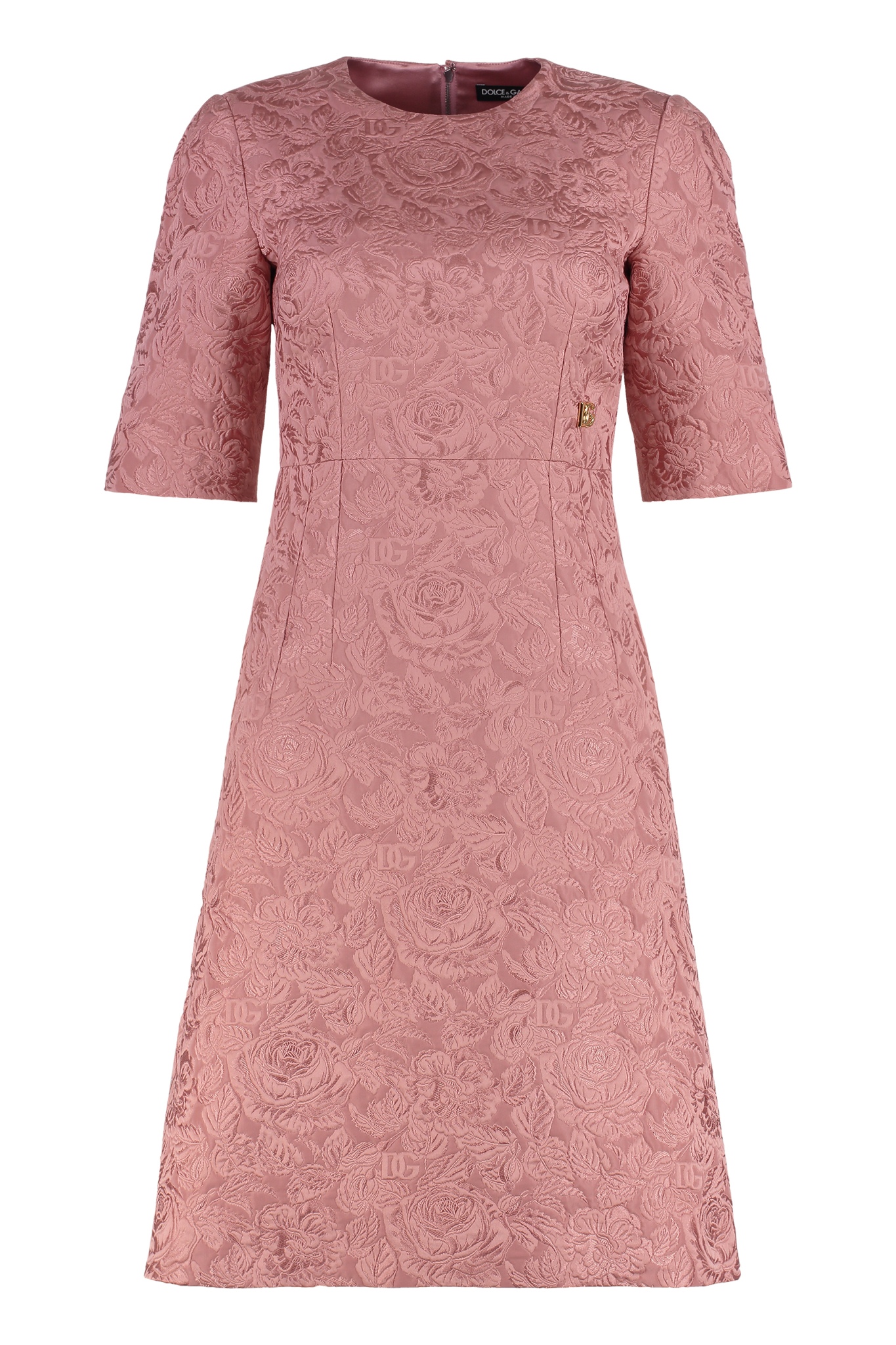 [Dolce & Gabbana] Short sleeve dress SS25 F6ARLTHJMQK_F0473
