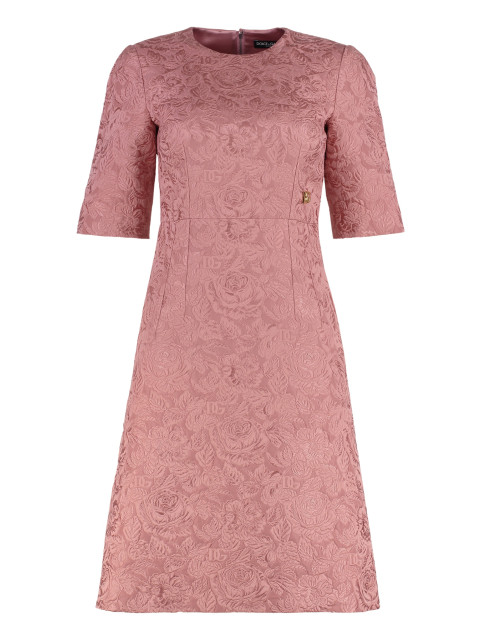 [Dolce & Gabbana] Short sleeve dress SS25 F6ARLTHJMQK_F0473