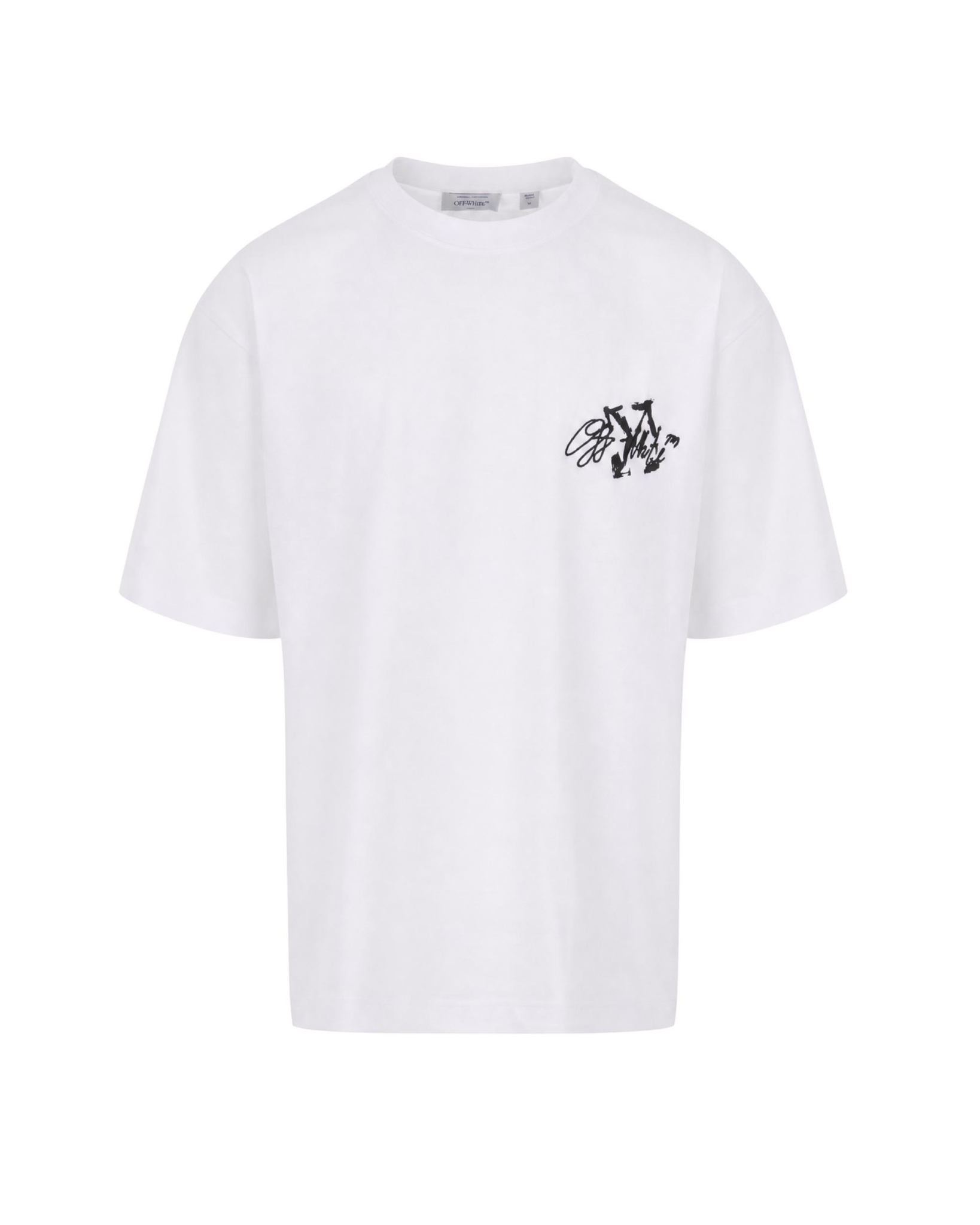 [Off-White] T-shirts Short Sleeve FW26 OMAA120F26JER00J10100