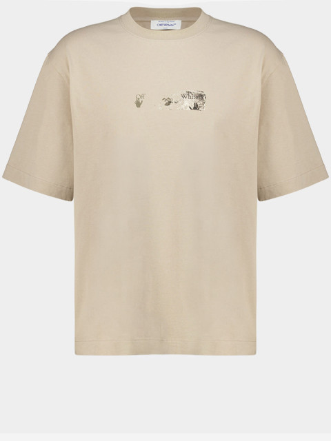 [Off-White] T-shirts Short Sleeve FW26 44MAA120F26J00D031