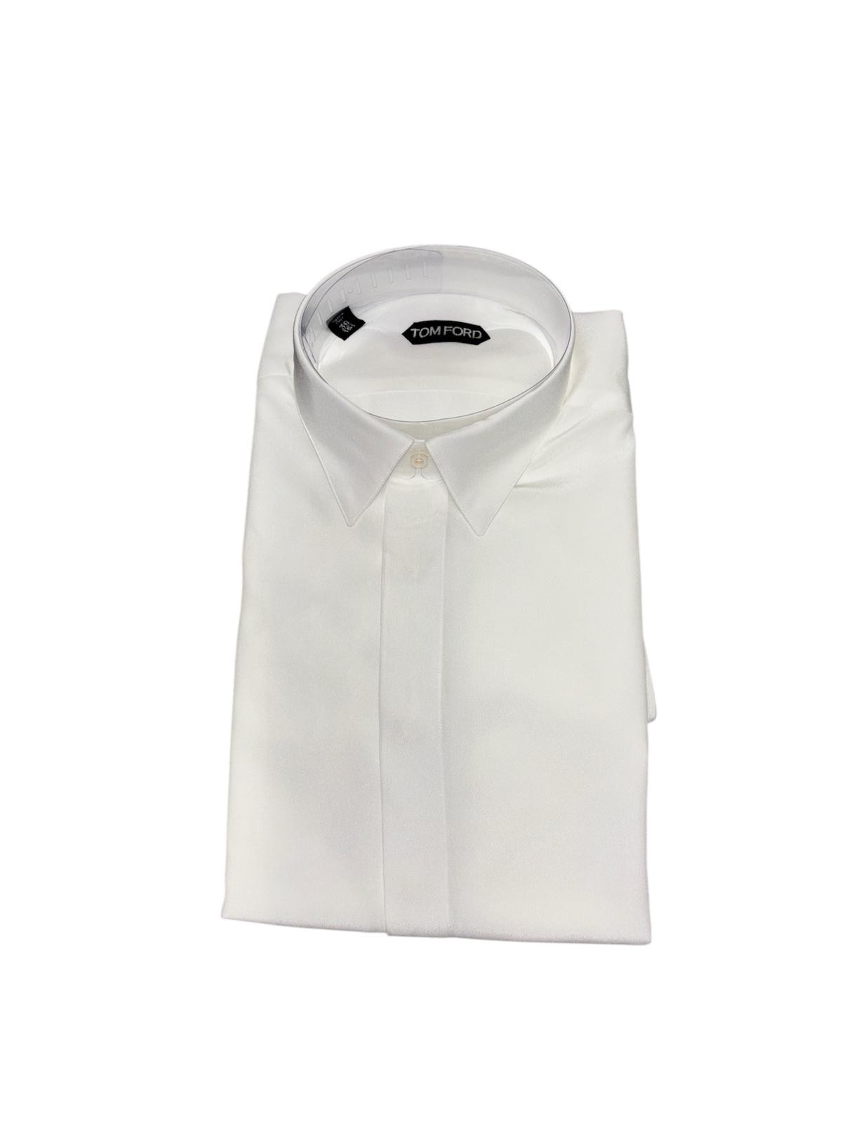 [Tom Ford] Shirts Long Sleeve CO HRBF02SPS66-WAB