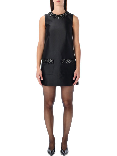 [SELF PORTRAIT] Sleeveless dress FW25 AW25061SBBLACK