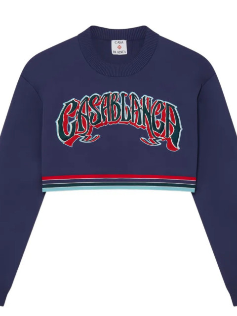 [Casablanca] Sweatshirt CO WS25KW98201-MIXNAVY