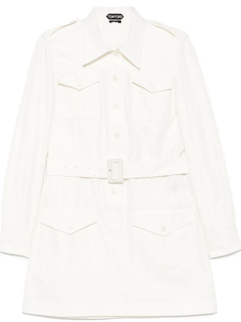[Tom Ford] Long sleeve dress CO AB3431FAX1215-AW002