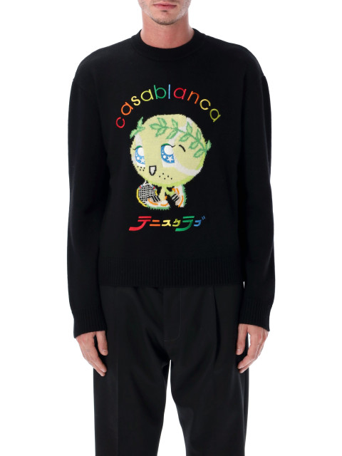 [Casablanca] Knitwear FW25 M-AW25-KW-1099-01KAWAII
