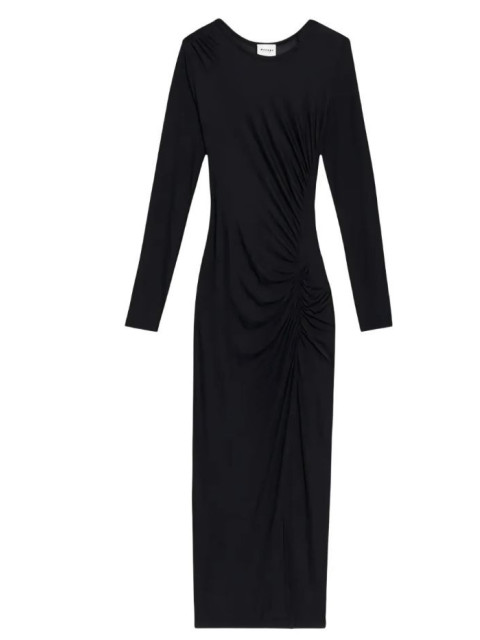 [Isabel Marant] Long sleeve dress FW25 RO0349FB-C3K01E01BK