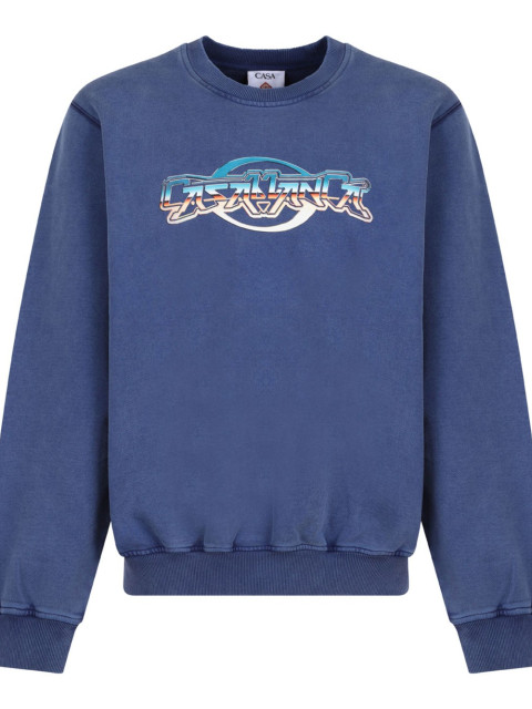 [Casablanca] Sweatshirt FW25 MPF25JTP29302-NAVYCASABLAN