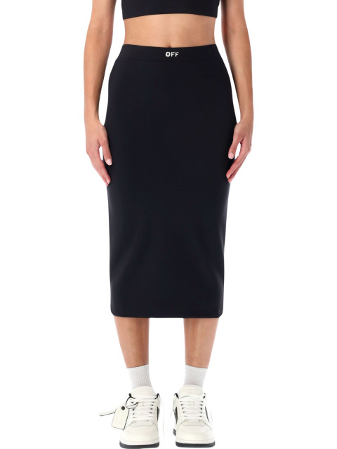 [Off-White™] Midi skirt FW25 OWCW00PF25JER0011001