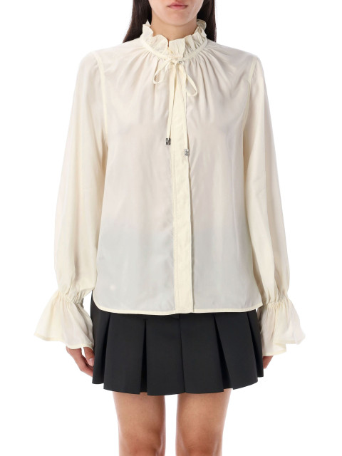 [GANNI] Shirts Long Sleeve FW25 W09287071135