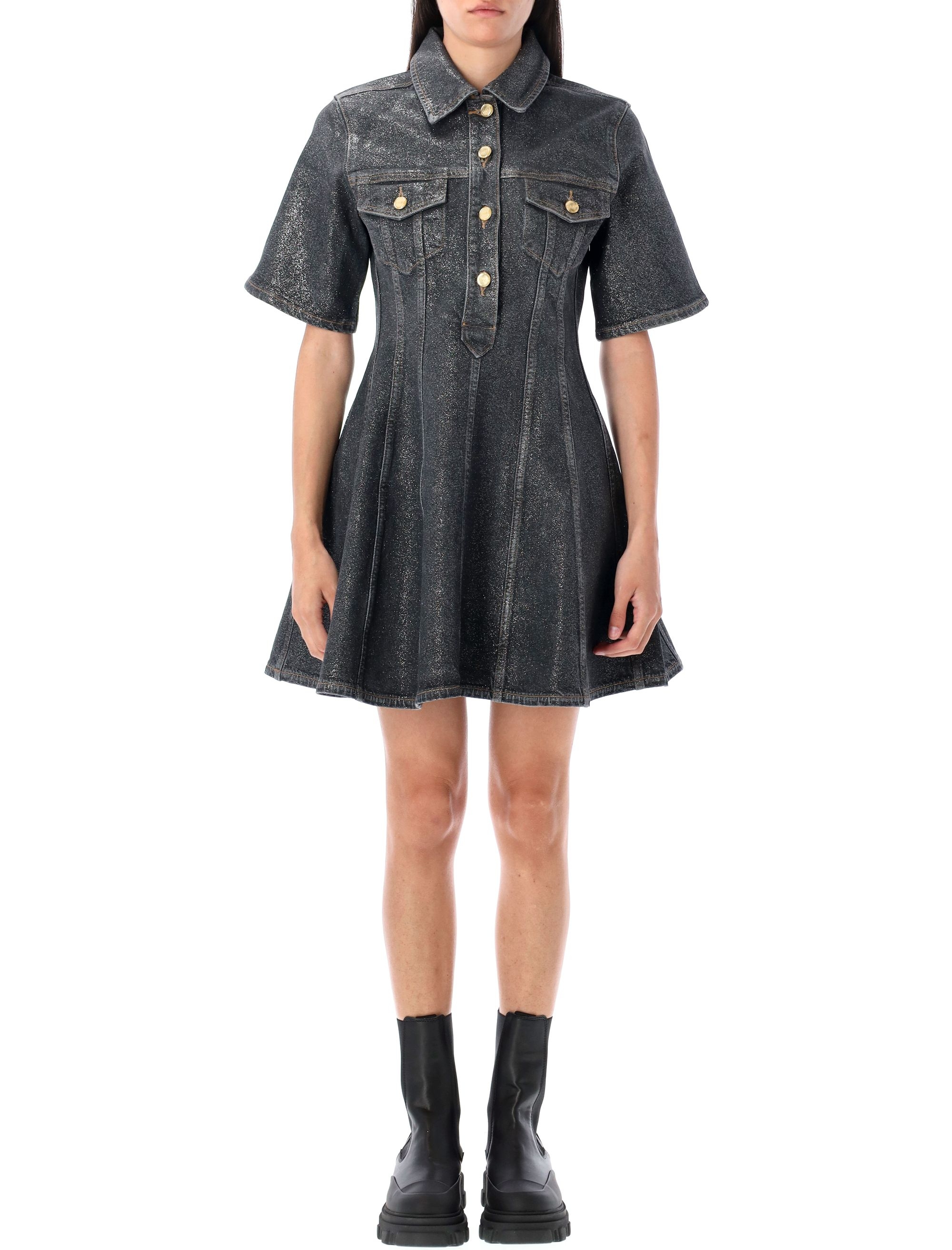 [GANNI] Short sleeve dress FW25 J18026986006
