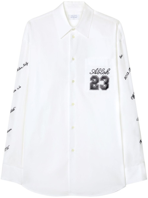 [Off White] Shirts Long Sleeve SS24 OMGE004S24FAB0020110