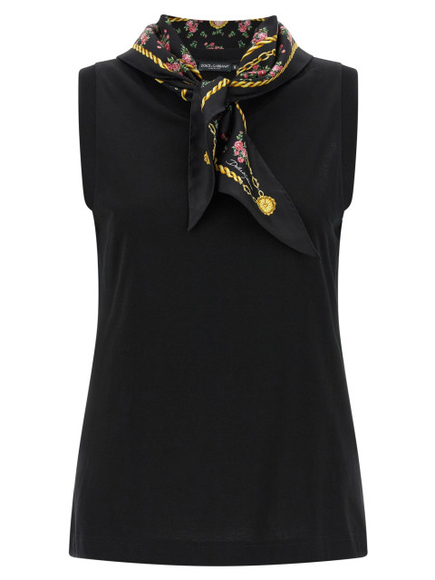 [Dolce & Gabbana] T-shirts Sleeveless SS26 F8W29ZGDDO7N0000