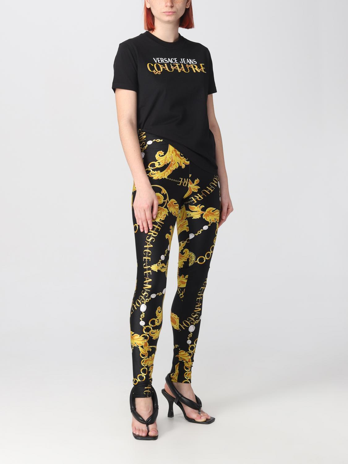 [VERSACE JEANS COUTURE] T-shirts Short Sleeve FW23 75HAHF01CJ00F G89
