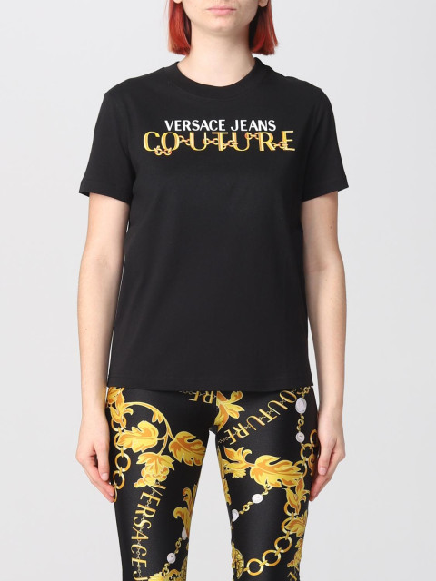 [VERSACE JEANS COUTURE] T-shirts Short Sleeve FW23 75HAHF01CJ00F G89