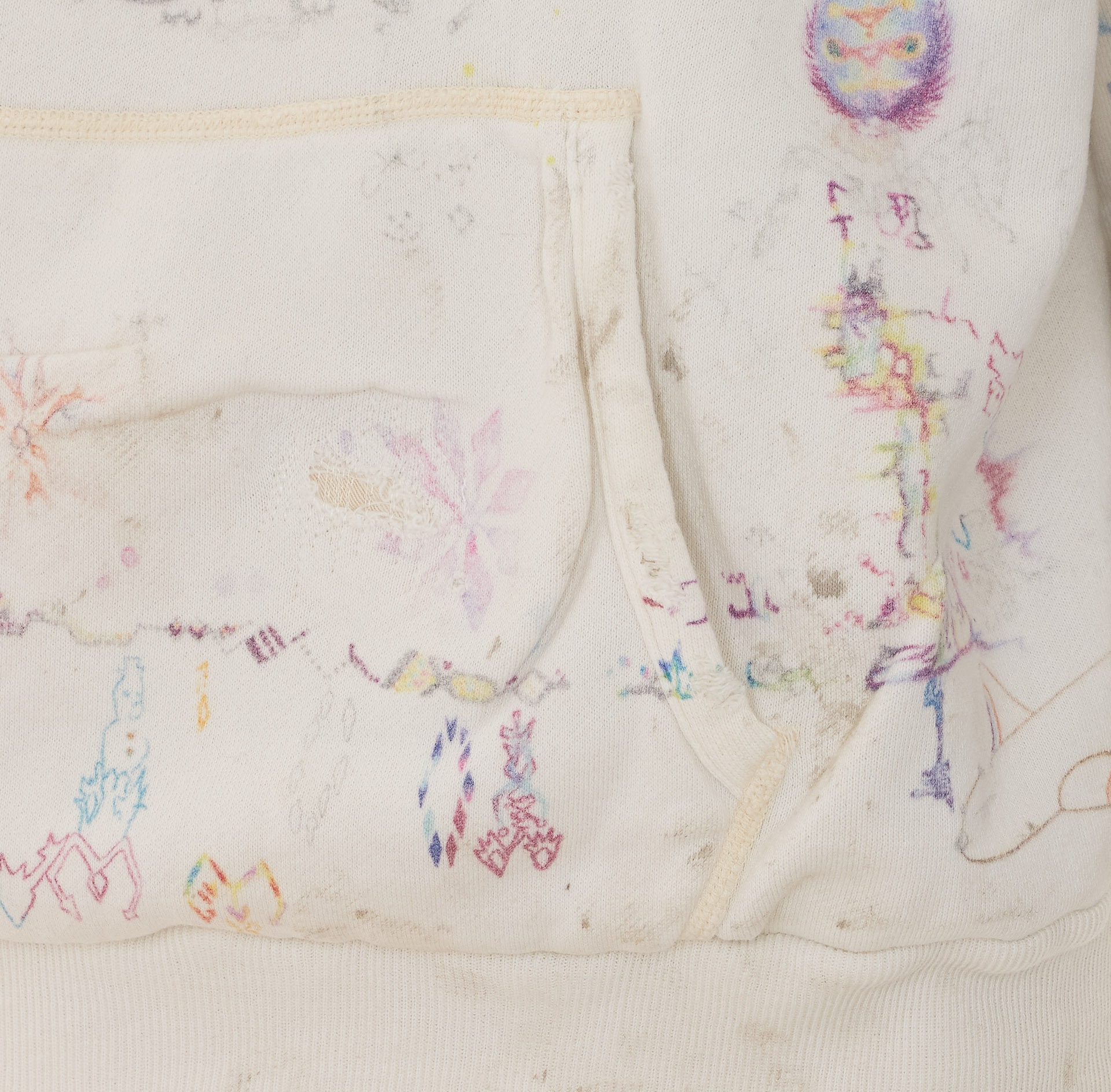 [SAINT MICHAEL] Sweatshirt SS26 SM-MK8-0000-C17WHITE