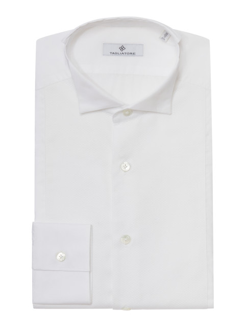 [TAGLIATORE] Shirts Long Sleeve FW26 BAE0170CHELSEA1 WHITE