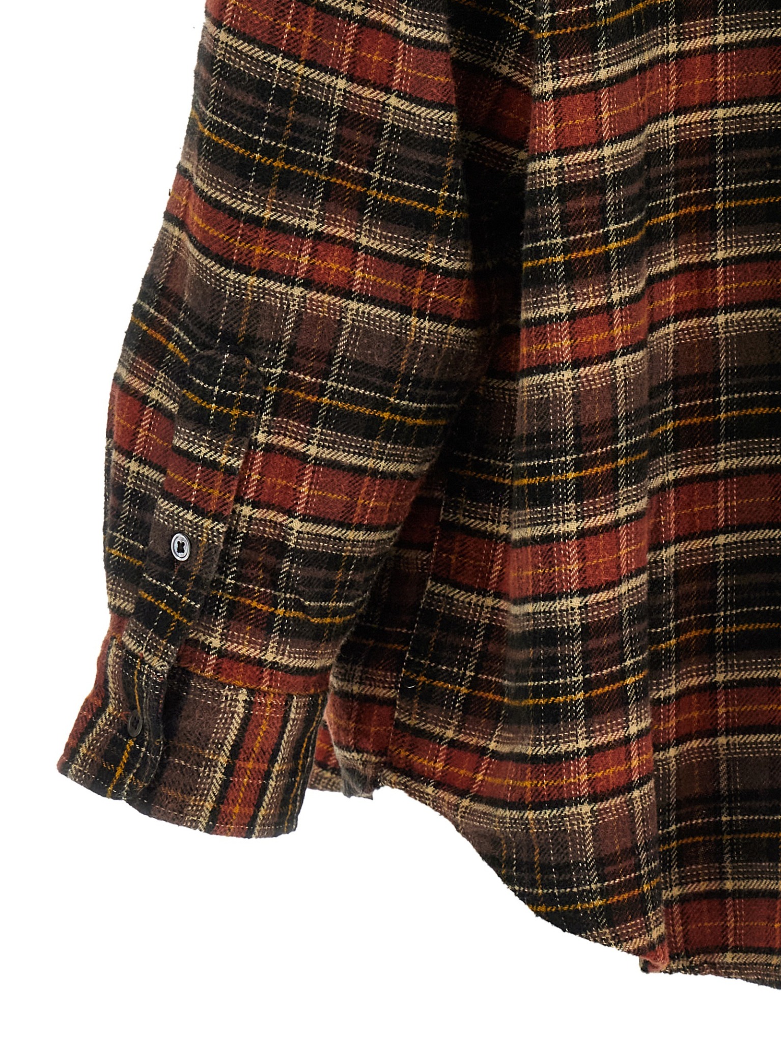 [R13] Shirts Long Sleeve FW26 R13WR415R854BBROWNDARKGREYPLAID