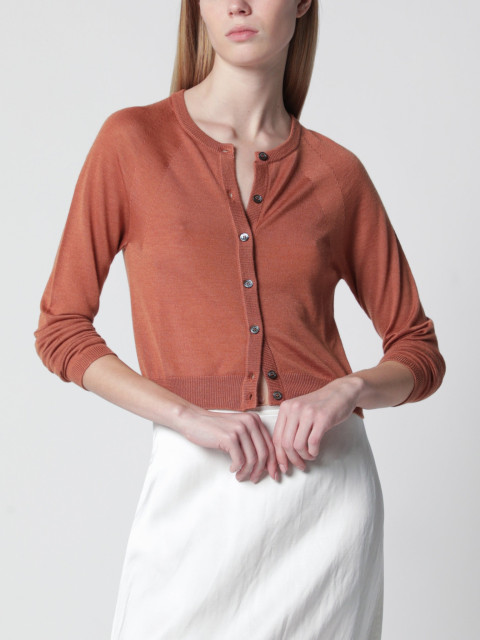 [ROBERTO COLLINA] Cardigan SS26 261FXA02020WS
