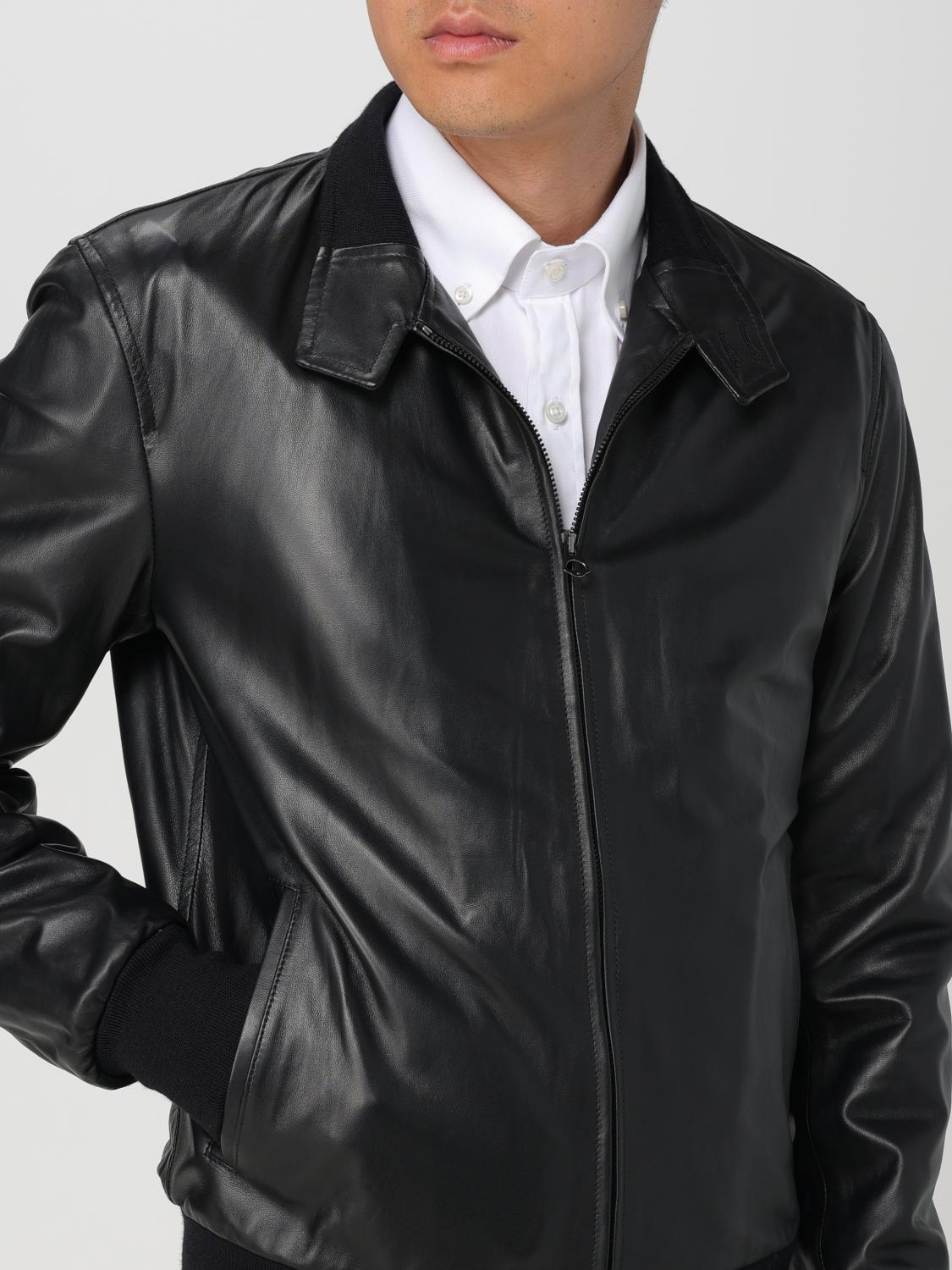 [XC] Leather Jacket SS24 JACOB NERO