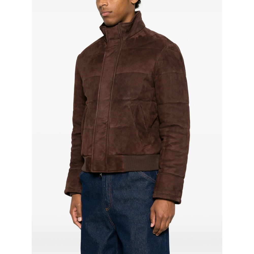 [TAGLIATORE] Leather Jacket FW26 CHI26-01 MASSEY BROWN