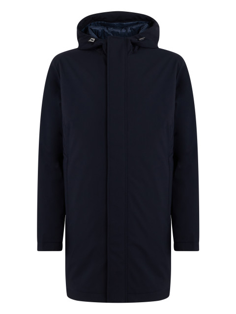 Parka with hood